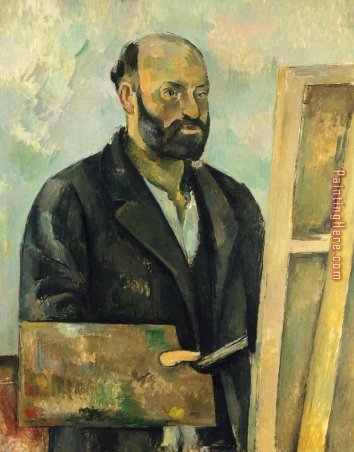 Paul Cezanne Self Portrait With Palette